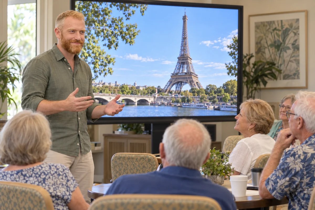 An engaging illustrated journey through France with a small group